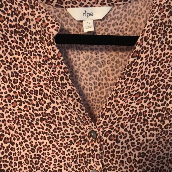 Ripe drop waist leopard print dress/tunic - Picture 3 of 4
